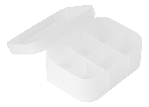 Organizador De Cosméticos De Escritorio Con Tapa Transparent