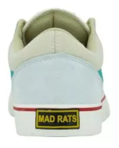 Tênis Mad Rats Old School Pu Branco/Verde