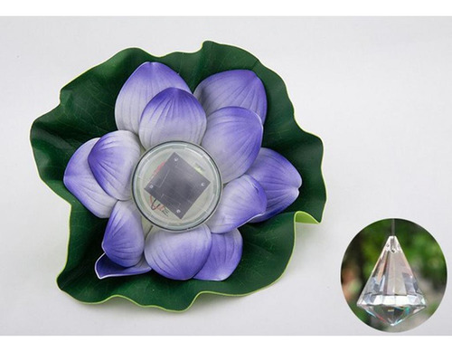 2 Faroles Led Flotantes Con Forma De Flor Nocturna Con Energ