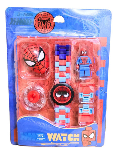 Reloj Digital Infantil Superheroes Con Accesorios Juguetes