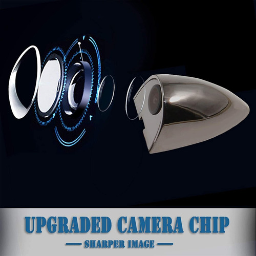 Imagen 7 de 7 de Camara Para Auto Punto Ciego Lateral Contra Lluvia 12v