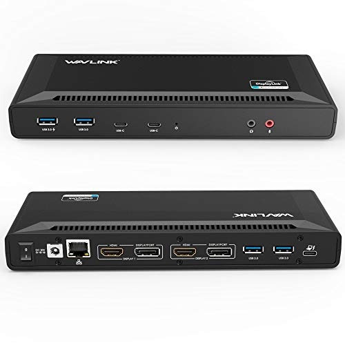 Wavlink Usb C Dual 4k Docking Station With 60w Power Delive