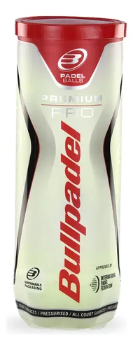 Tubo De Pelotas Bullpadel Premium Pro X 3- Amarillo Amarillo
