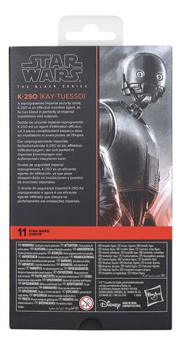 Star Wars The Black Series Disney Andor / K-2so Original