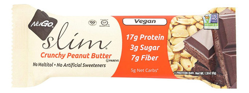Nugo Nutrition Bar - Slim - Mantequilla De Maní Crujiente -