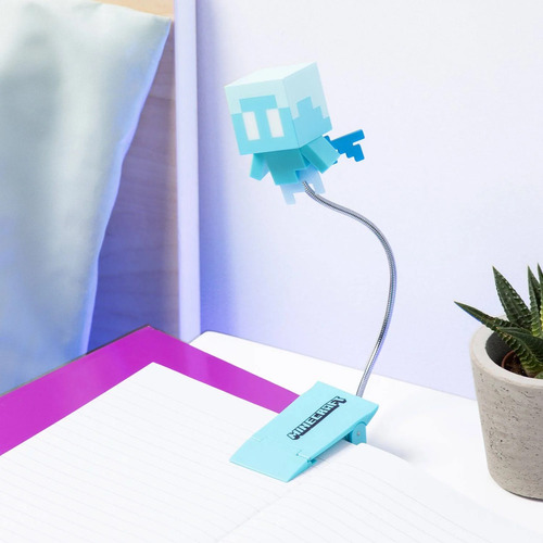 Lampara Allay Book Clip Light Minecraft Paladone Mojang Agua Agua
