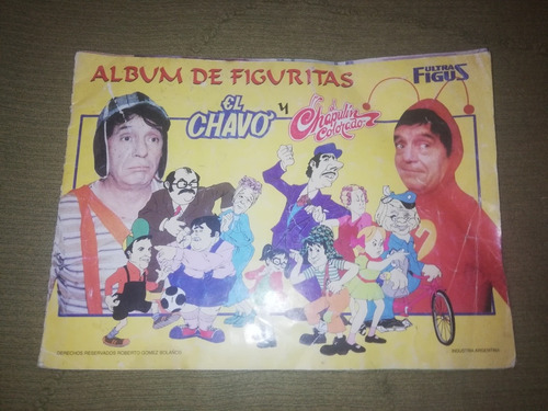 Álbum De Figuritas Antiguo Chavo Del 8 Y El Chapulin 