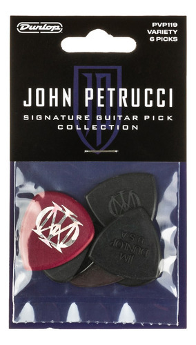 Púas Jim Dunlop John Petrucci Pack Variado X 6 Unidades Color Foto