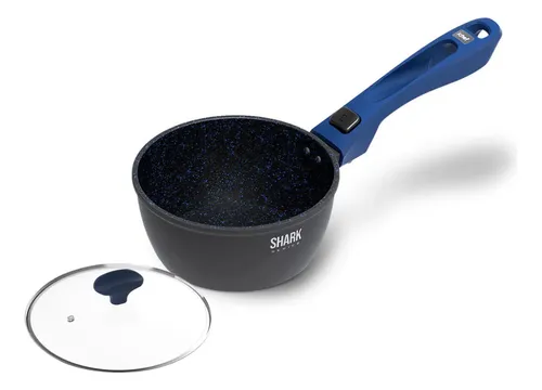 Panela Polishop Ichef Ultra Shark Series Azul 16cm Com Tampa
