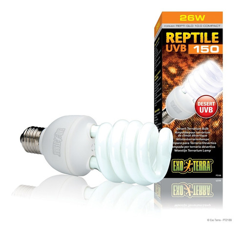 Reptile Uvb 150 26w Exo Terra Iluminacion Terrario