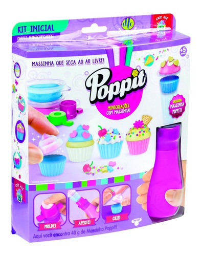 Imagem 1 de 4 de Poppit Kit Inicial Mini Cupcake Dtc
