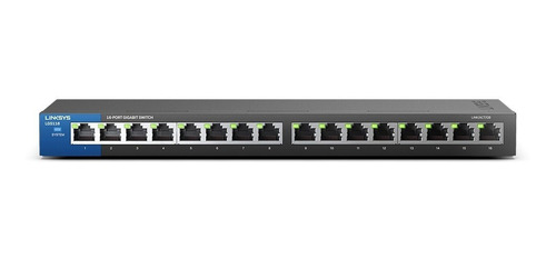 Switch Linksys Business Lgs116 16 Puertos Gigabit Desktop