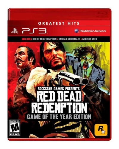 Red Dead Redemption Game Of The Year Edition - Ps3 Físico