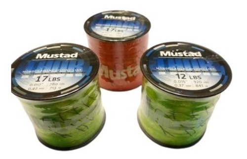 Bobina De Nylon 1|4 Lb Mustad Pesca 0.55 Y 0.60mm