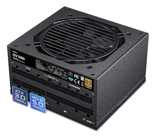 Vetroo 1000w Fuente De Alimentación Negra Atx 3.0 Ready Dual