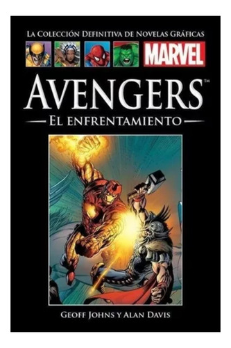 Libro Comics Marvel Avengers El Enfrentamiento 28 Tapa Negra