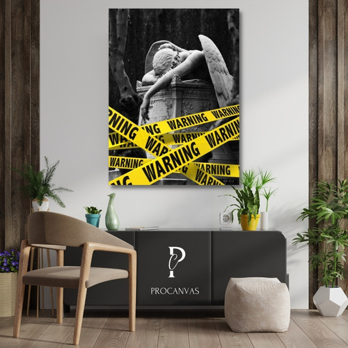 Cuadro Decorativo Canvas Para Estancias Fallen Angel Warning