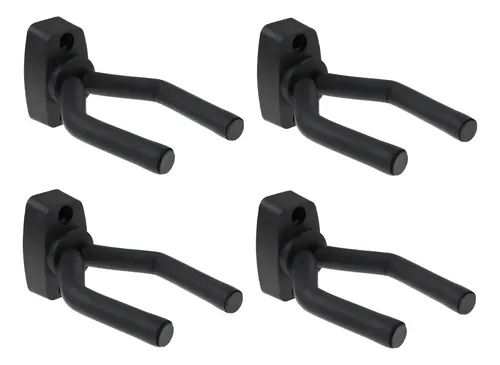 Kit 4 Suportes de Parede Don Caprini para Violão Guitarra Baixo Ukulele