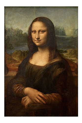 La Mona Lisa De Da Vinci Giclée En Lienzo Importado 75x50cm