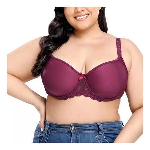 Zy Sujetador Para Mujer Talla Grande Sin Costuras Perfecto