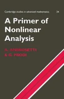 A Primer Of Nonlinear Analysis - Antonio Ambrosetti & Giovan