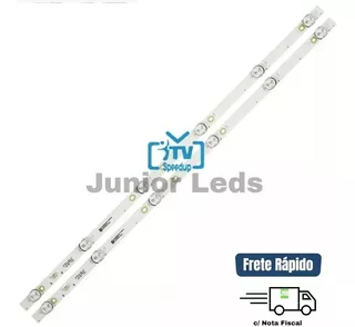 Kit Completo 2 Barras Leds Jvc Tv Lt32kb35 Original C/ Nf