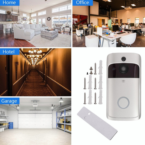 Timbre De Video Inteligente Wifi Inalámbrica Audio Cámara