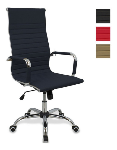 Imagen 5 de 6 de Silla Giratoria Ejecutiva Ruedas Altura Regulable Reclinble