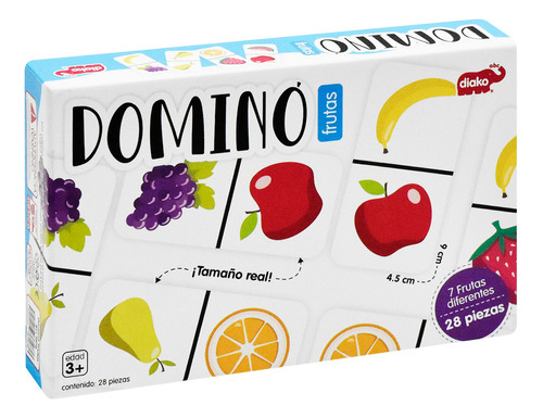 Domino Para Niños Con Frutas De Colores Diako Abc