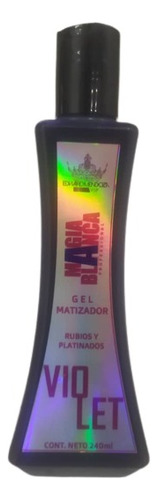 Gel Matizador Para Cabello Violeta Para Rubios Y Platinados 