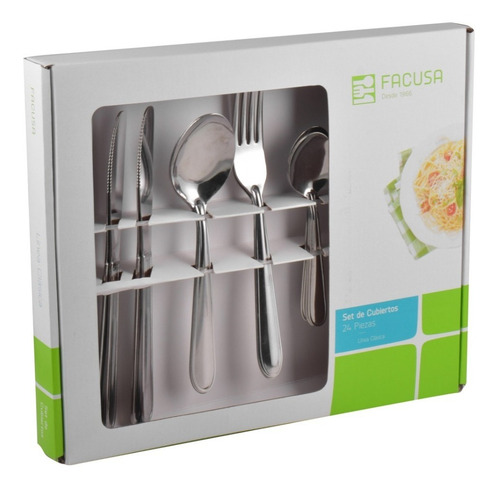 Set De Cubiertos Facusa X 24 Piezas
