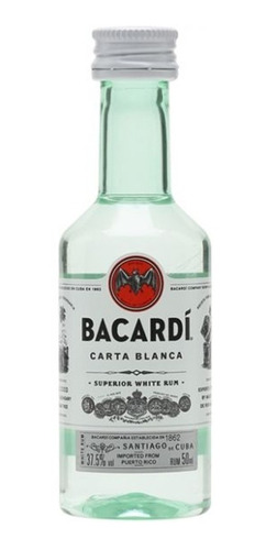 Miniatura Ron Bacardi Blanco X50cc