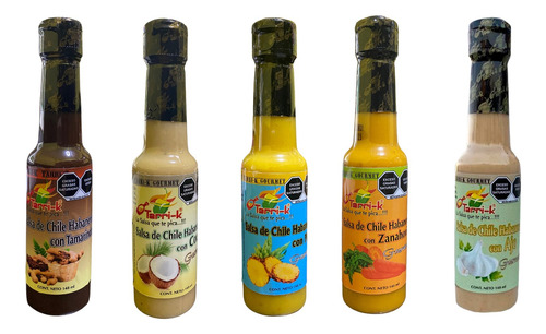 Kit De 4 Salsas Habaneras 148ml Sabores A Elegir