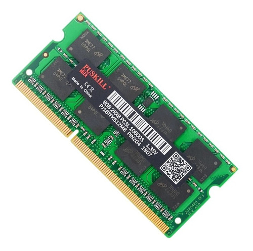 Memoria Ram Puskill Sodimm Ddr3l 8gb 1600mhz Pc3l 12800s 