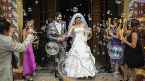 48 Tubos De Burbujas En Gel Blanco Bodas, Eventos Sociales Blanco