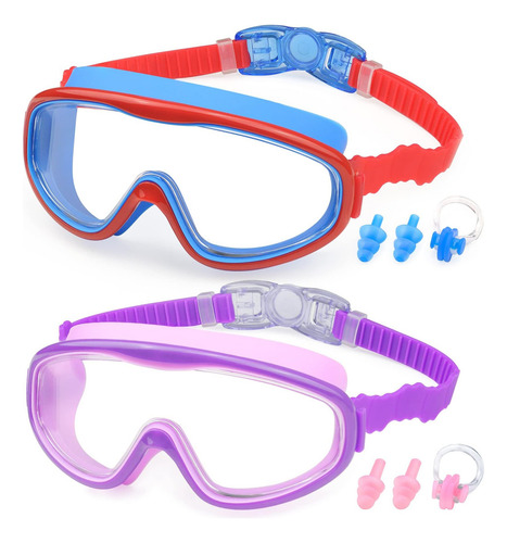 / Kailimeng 2 Paquete De Gafas De Natación For Niños, Vistas
