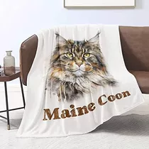 Comprar Manta De Gato Maine Coon Para Mujeres Y Niñas, Regalos De Ga