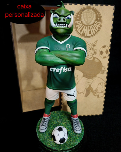 Boneco Mascote Palmeiras Fc - Porco Gobbato- Colecionável 3d