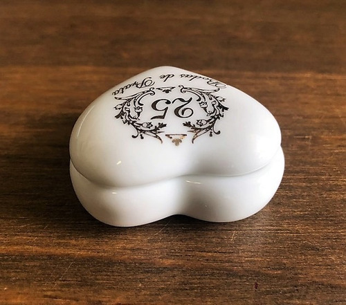 Kit 5 Porta-joias Coração Bodas Prata 25 Anos Casamento