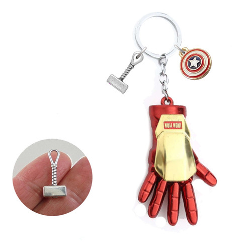 Llavero Iron Man Guante Tony Avengers Marvel Stark Thor Cap