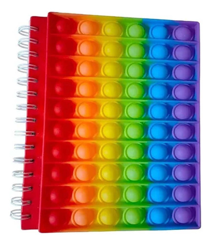 Libreta Cuaderno Pop It Fidget Popet Popit Sensorial