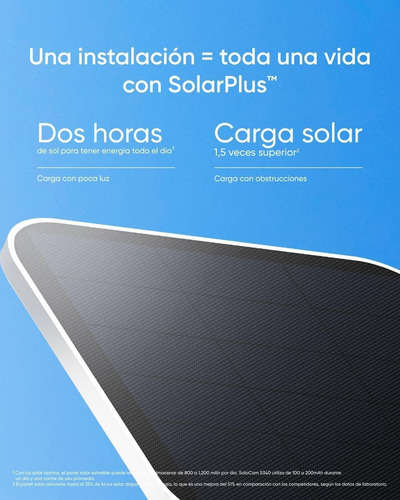 Cámara De Seguridad Eufy Solocam S340 Exterior 6mp 360° Wifi
