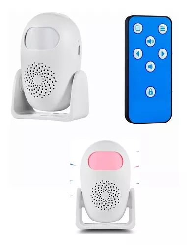 Timbre de puerta con sensor de movimiento para alerta de entrada de tienda  de negocios, alarma de monitor de timbre de bienvenida, kit de timbre de