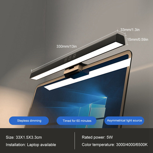 Barra De Luz Para Monitor, Lámpara Led De Escritorio, Regula