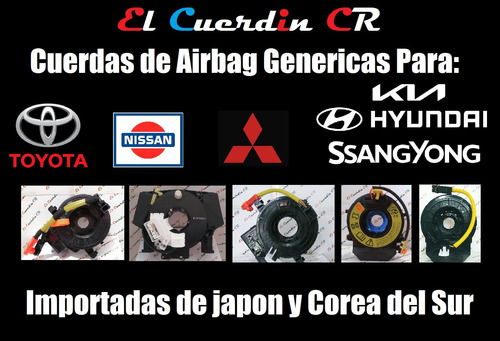 Cuerdas De Airbag Para Toyota, Nissan, Mitsubishi, Hyundai  