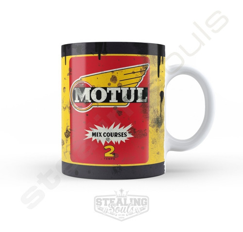 Taza De Porcelana Fierrera - Motul #02 | Motor Oil / Aceite