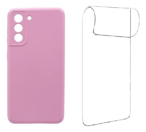 Carcasa Para Samsung S21 Plus Silicona + Lamina De Hidrogel