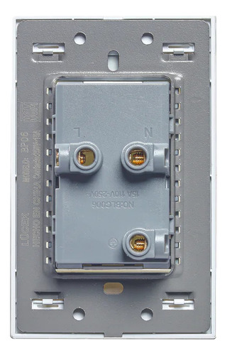 Placa Lucek Colors Duplex Azul Bp06-kc Azul