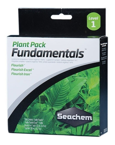 Seachem Pack Plantados 3x1 Fundamentals Flourish Excel Iron