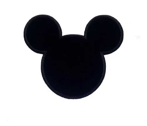Mickey Mouse Parche Apliqué Disney Silueta 9,7cm | Cuotas sin interés